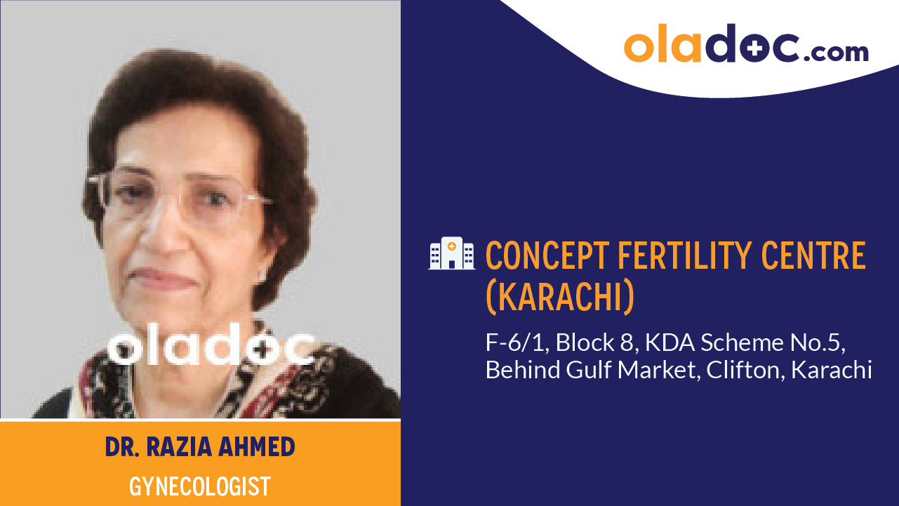 Practice locations of Dr.Razia Ahmed